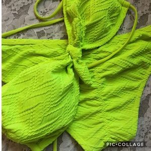 Forever 21 Neon Yellow Bikini
